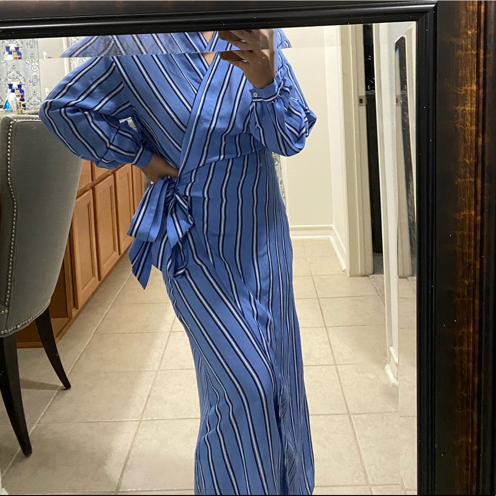 H&M maxi wrap around dress